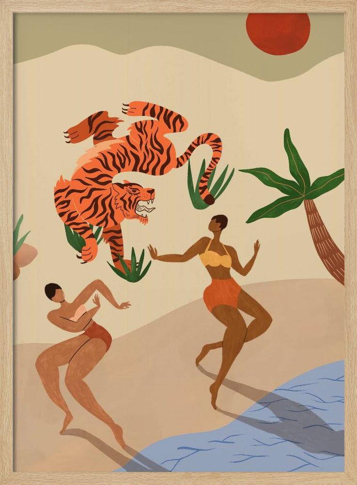 Dansande tiger | Poster