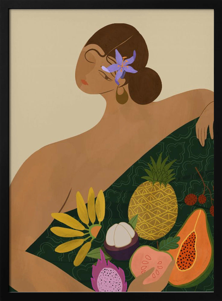 Vendeur de fruits | Posters - Affiche Artistique