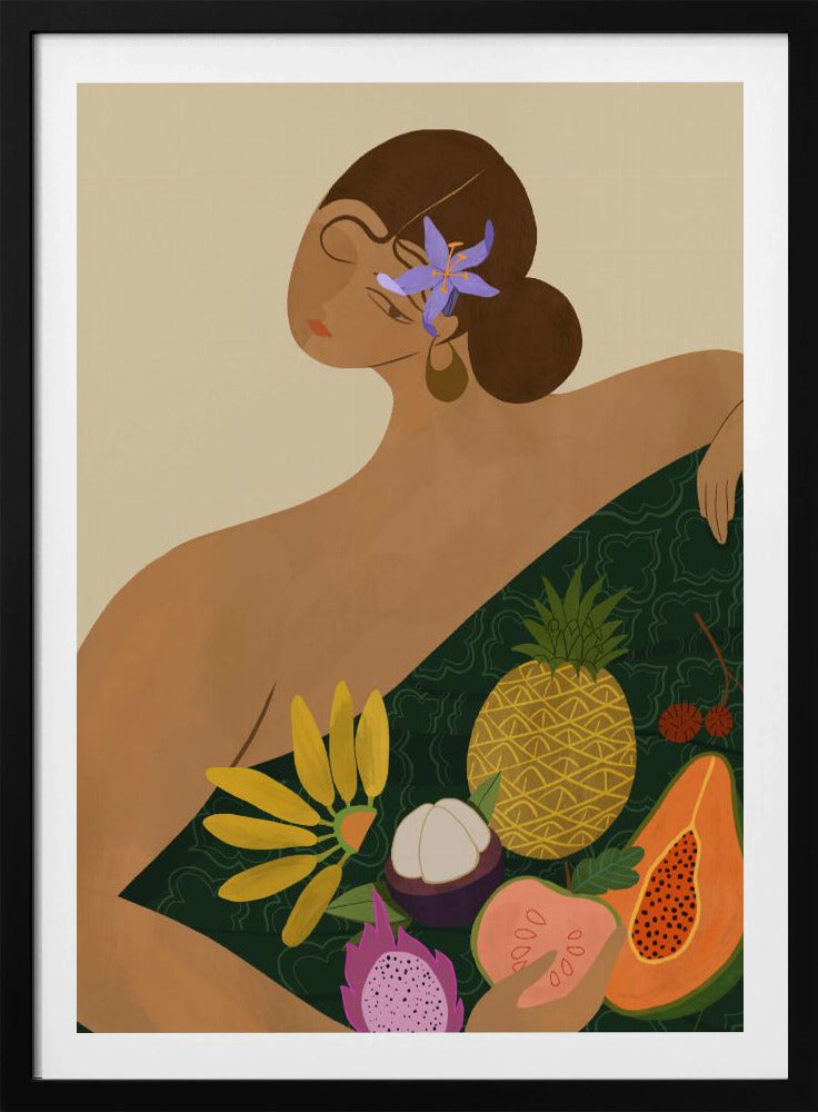 Vendeur de fruits | Posters - Affiche Artistique
