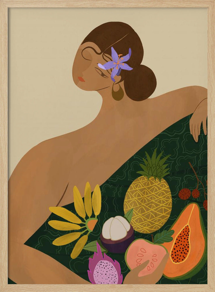 Vendeur de fruits | Posters - Affiche Artistique