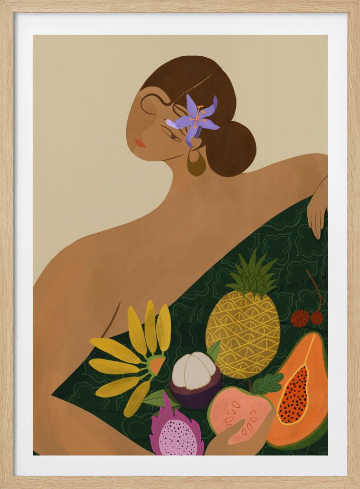 Vendeur de fruits | Posters - Affiche Artistique