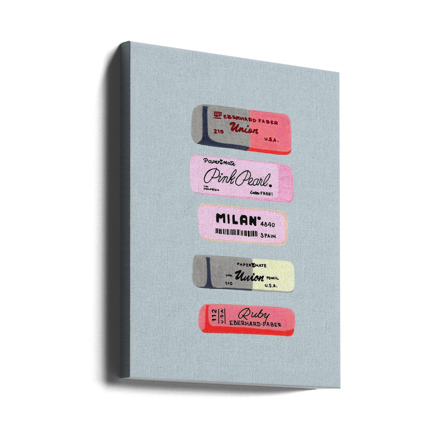 Konsttryck med suddgummin | Canvas