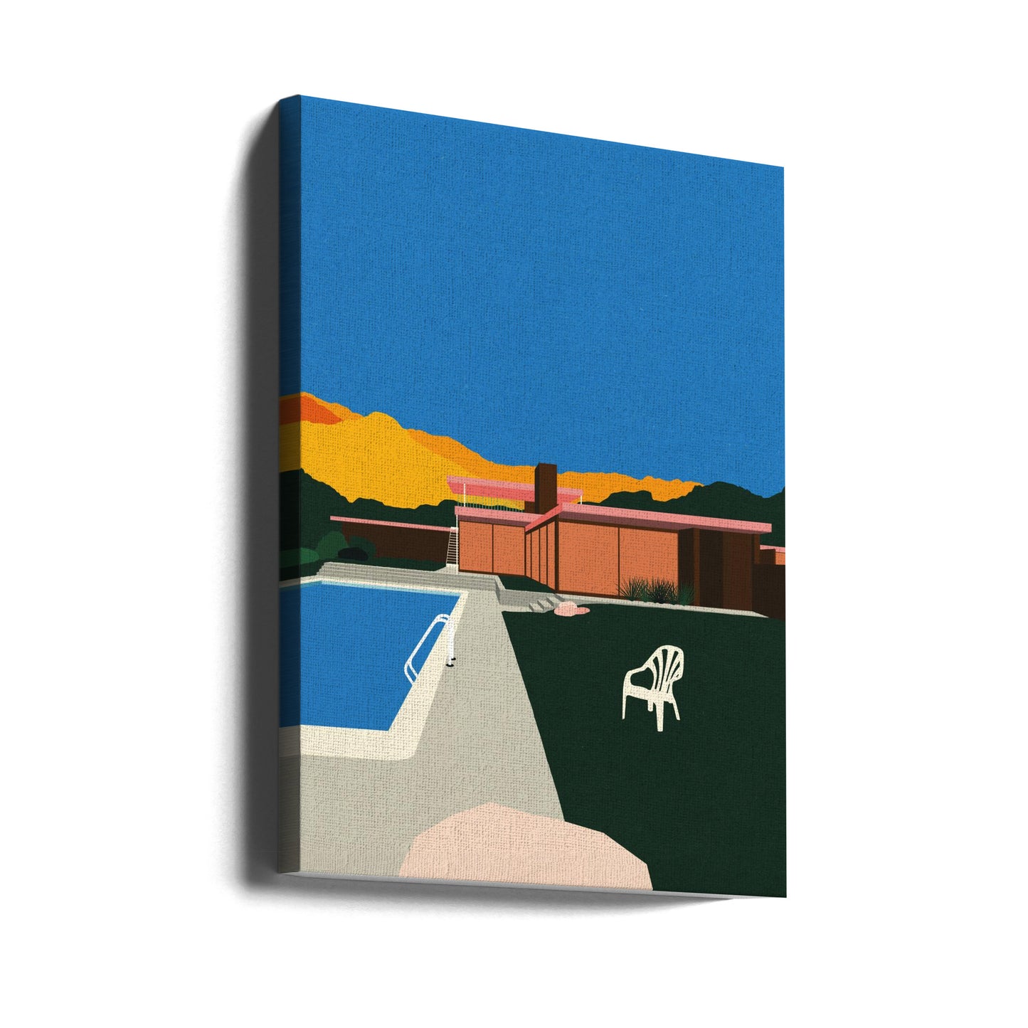 Kaufmann Desert House Poolside | Canvas