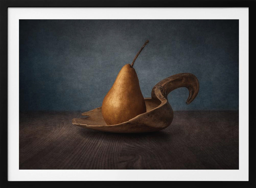 Pear on spoon | Poster