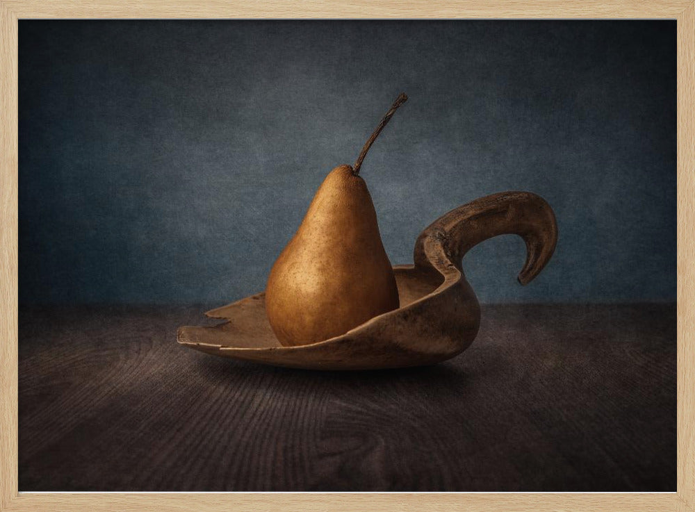 Pear on spoon | Poster