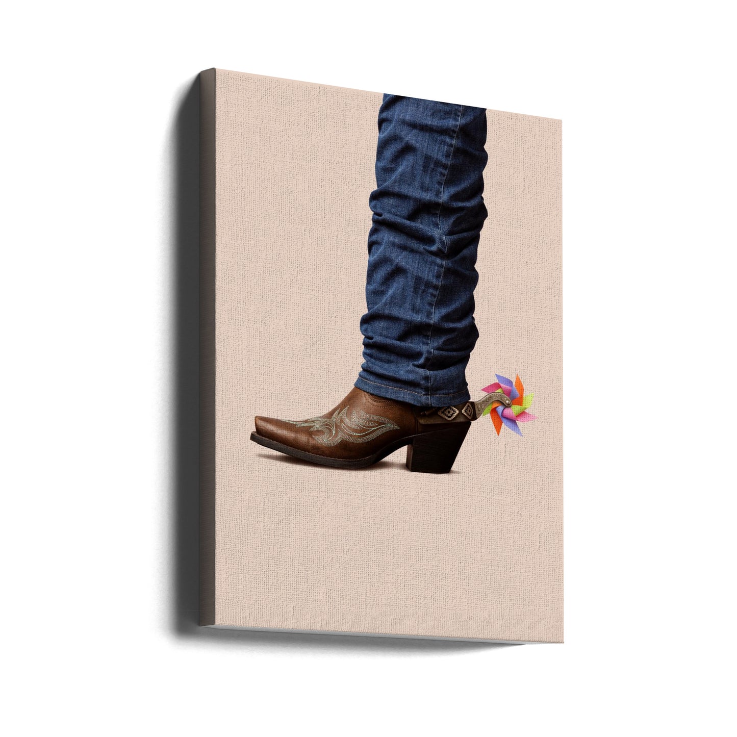 Not Serious Cowboy | Canvas