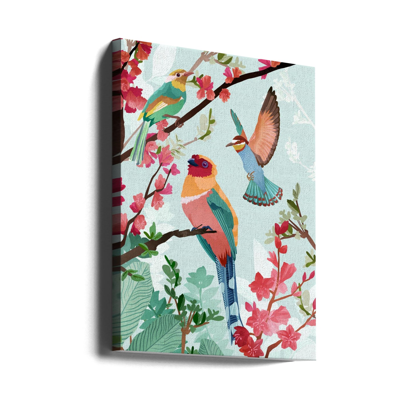 Oiseaux d'été | Tableaux sur Toile