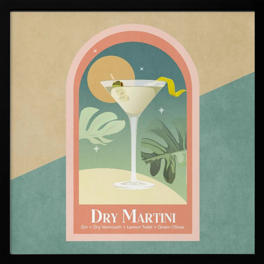 Kokteyl Dry Martini | Poster