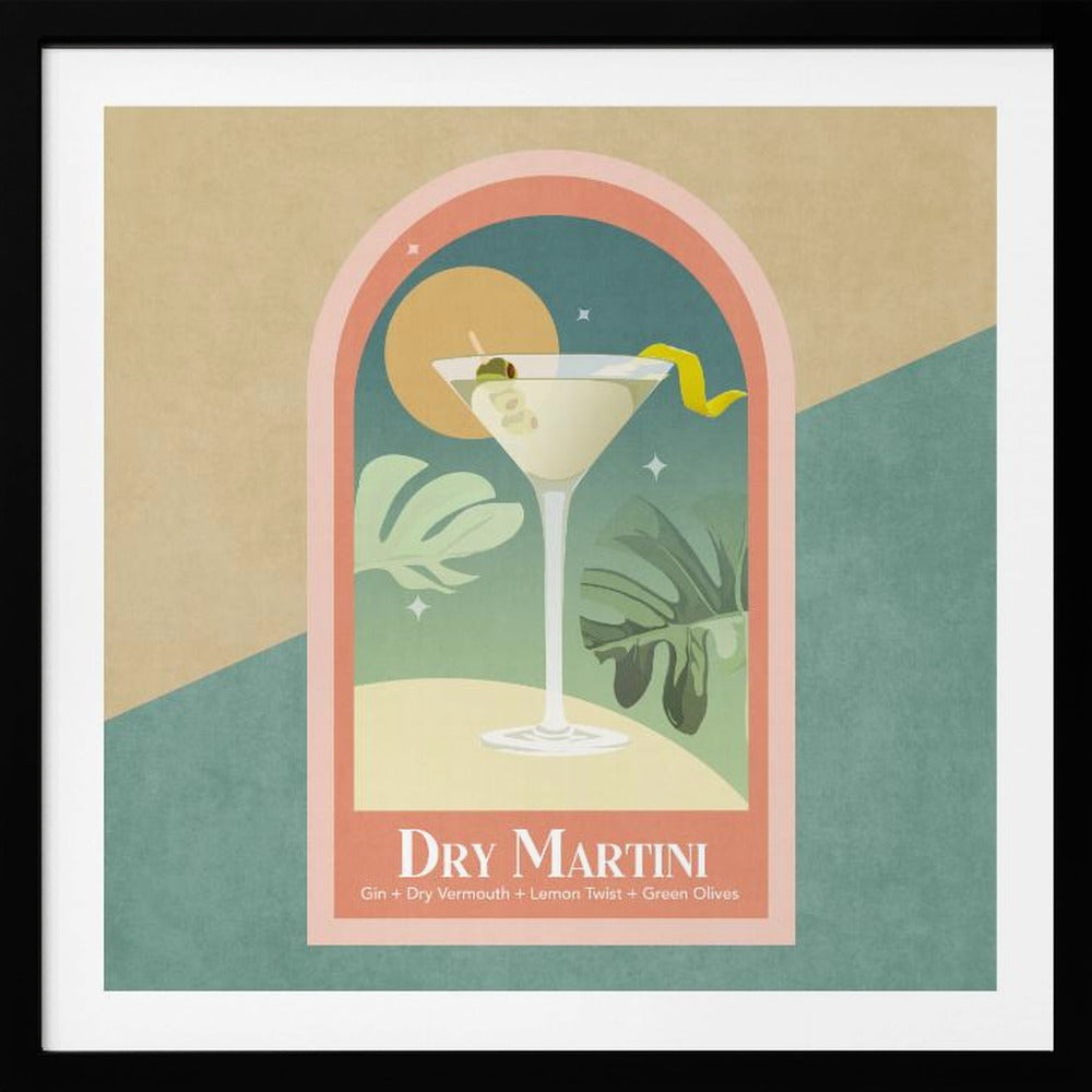 Kokteyl Dry Martini | Poster