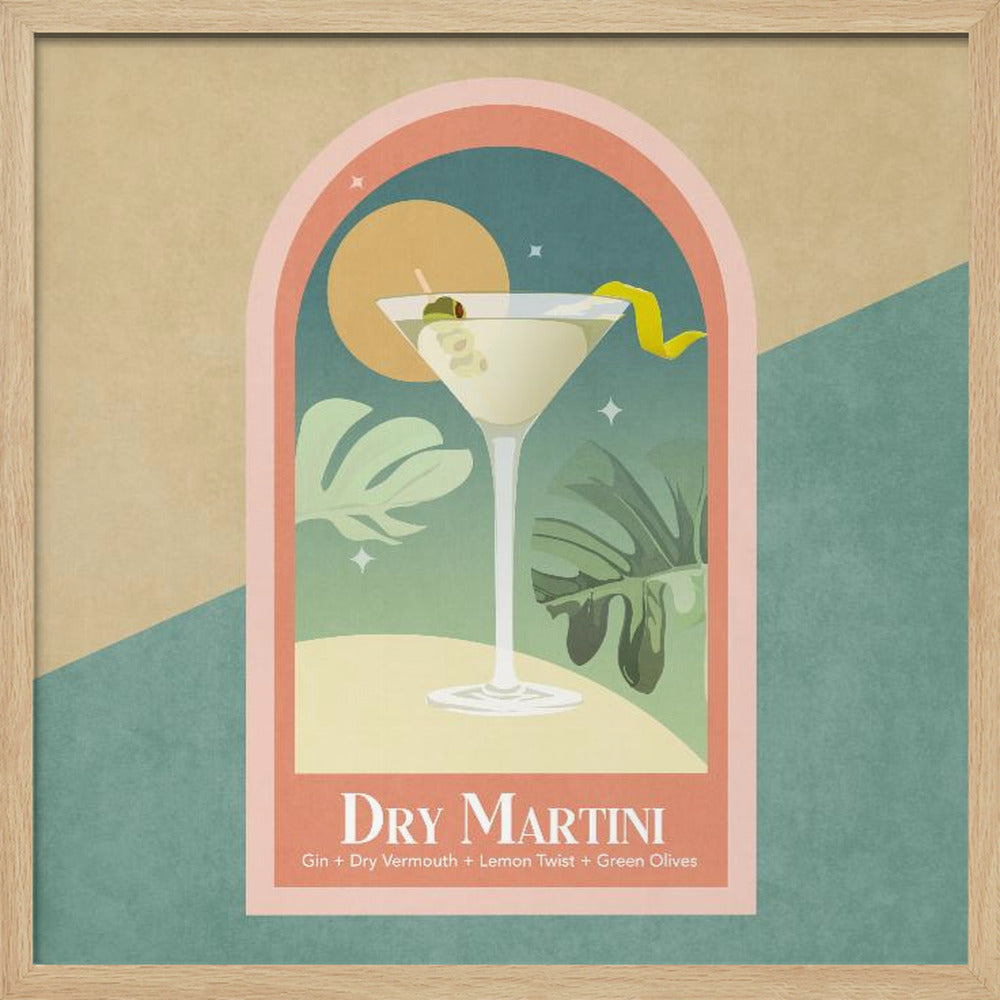 Kokteyl Dry Martini | Poster