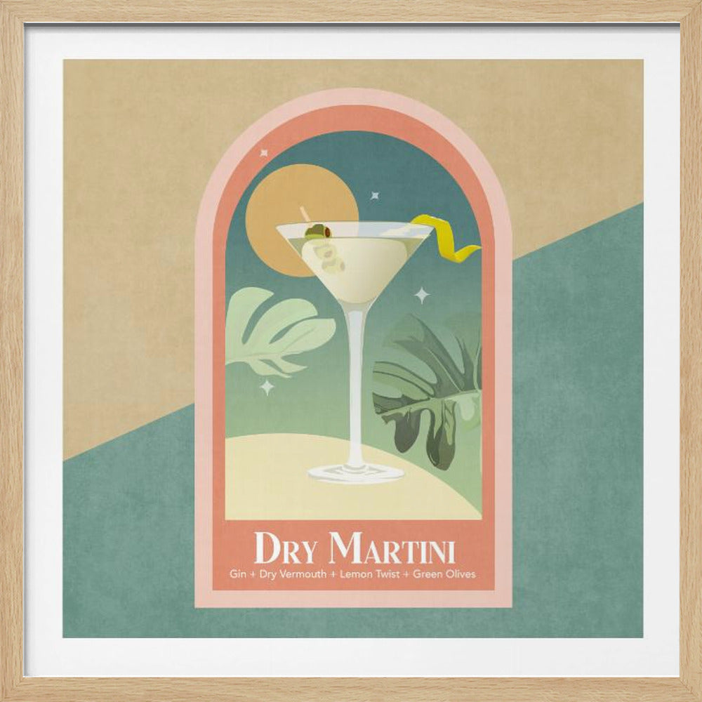 Kokteyl Dry Martini | Poster