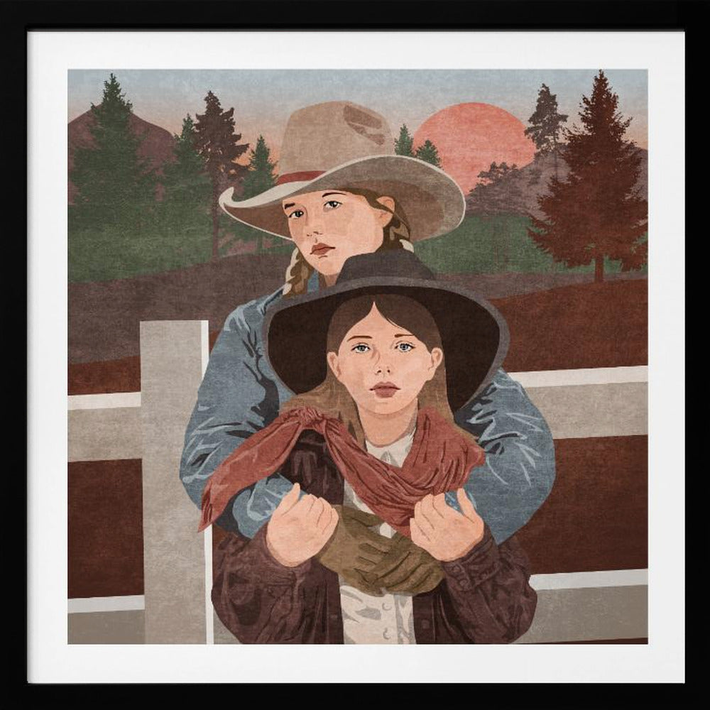 Hermanas occidentales | Posters - Impresiones de Arte