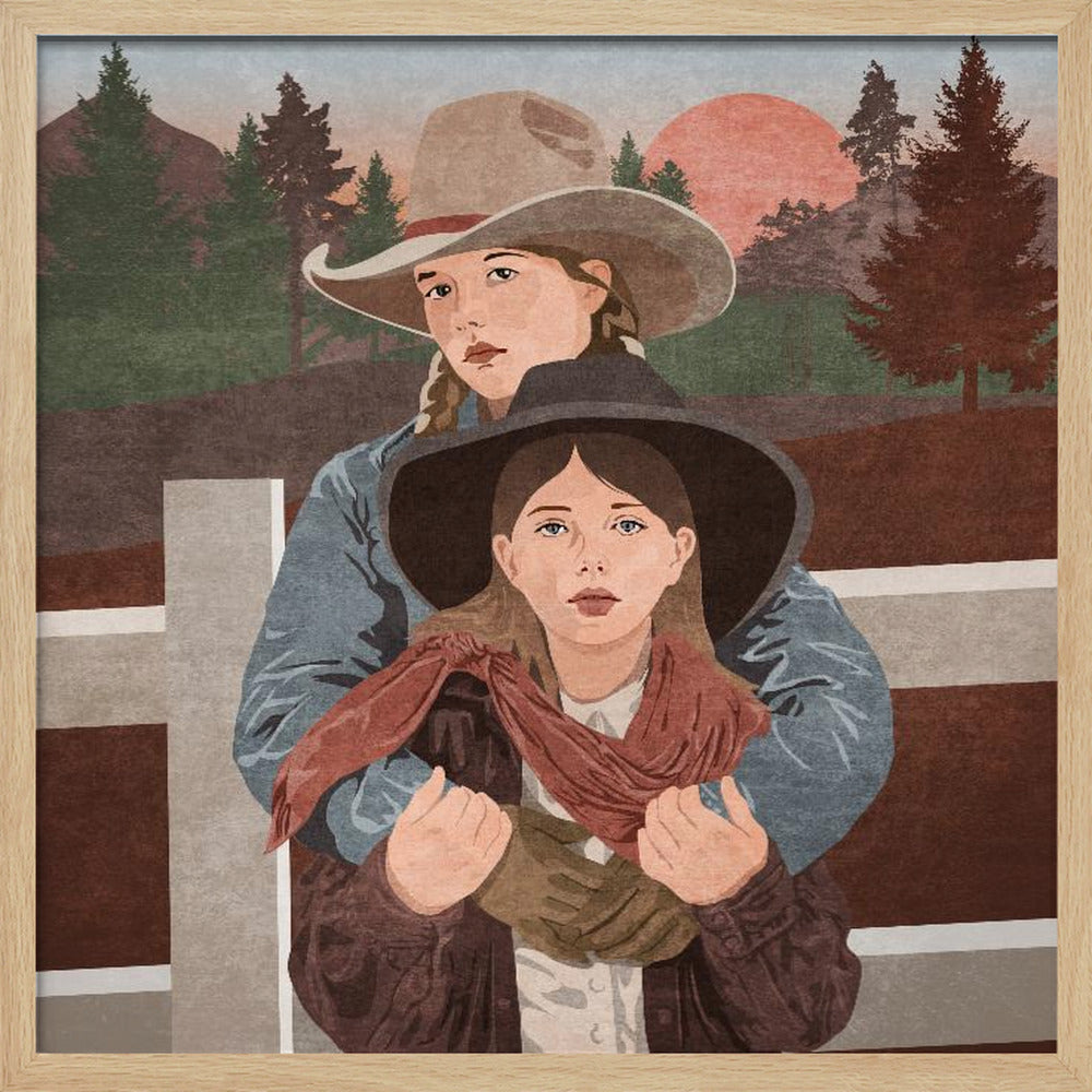 Hermanas occidentales | Posters - Impresiones de Arte