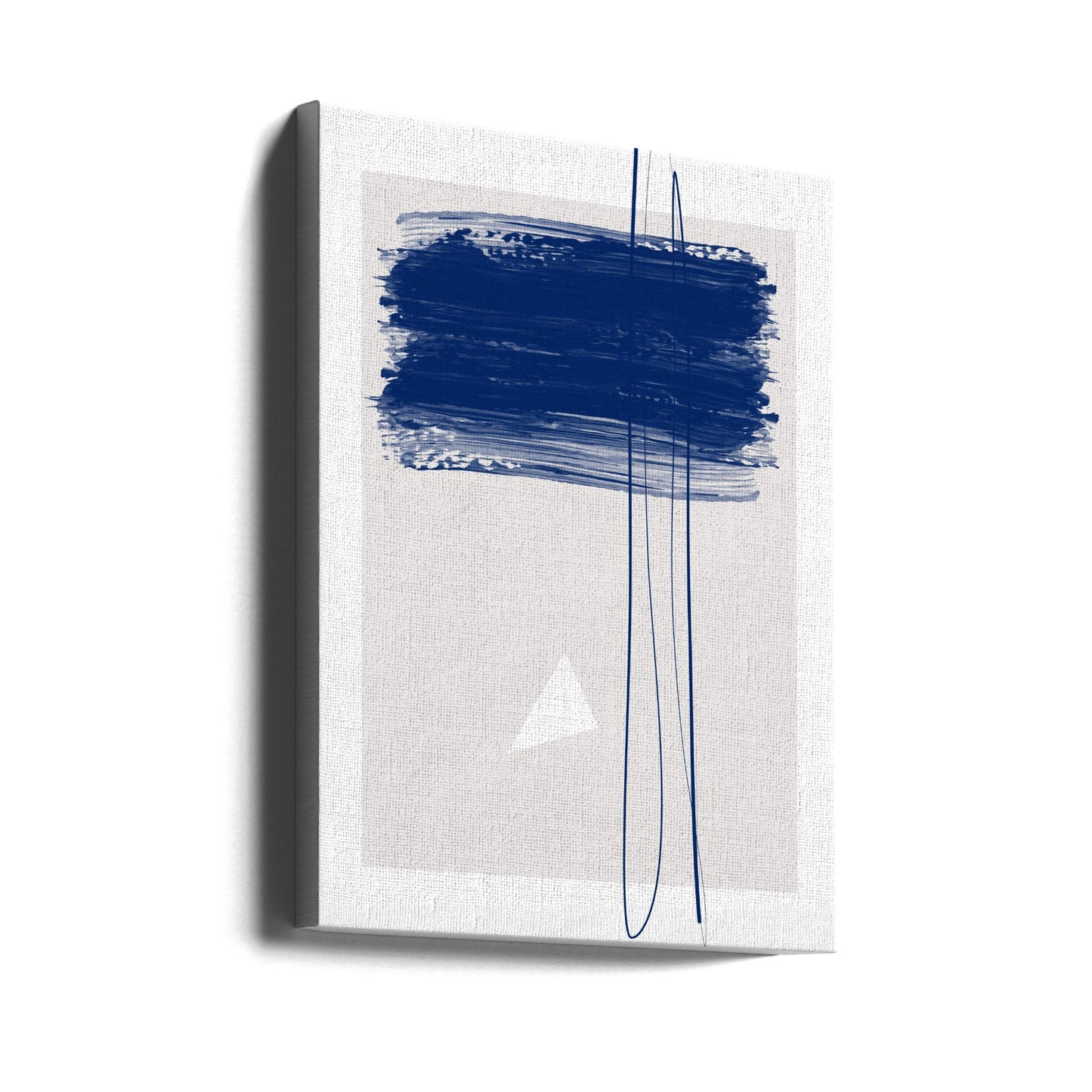 Bold Blue Brushstrokes | Canvas
