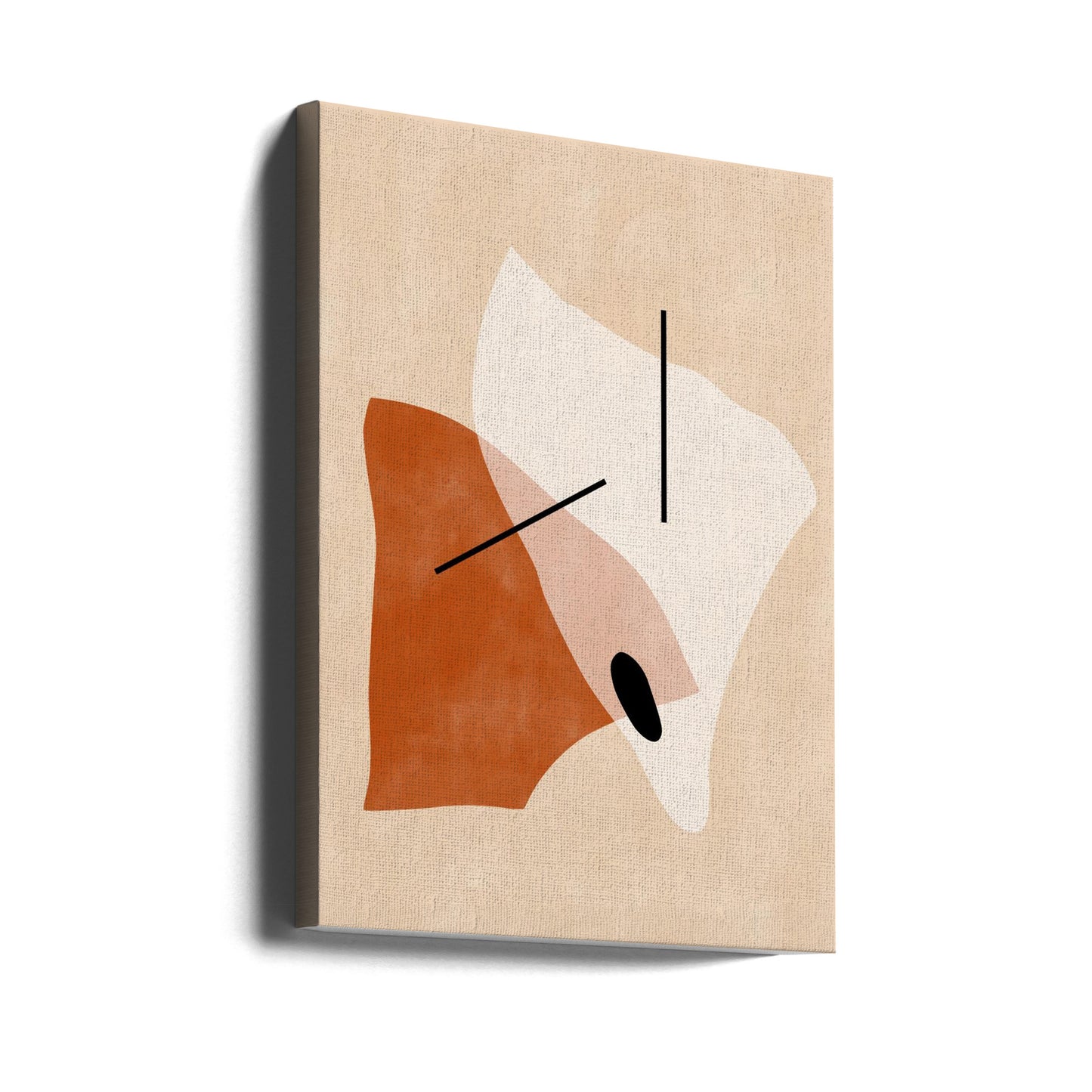 Geometric Shapes In Earthy Tones | Canvas