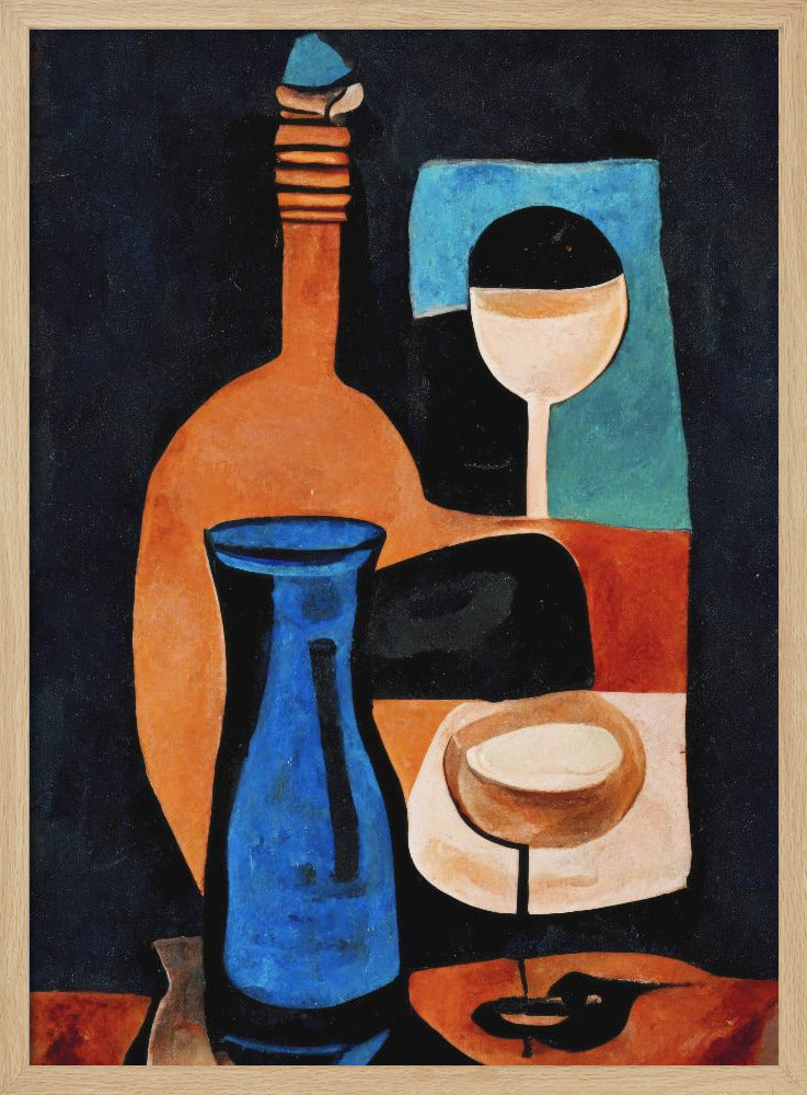 Stilleben med vin | Poster