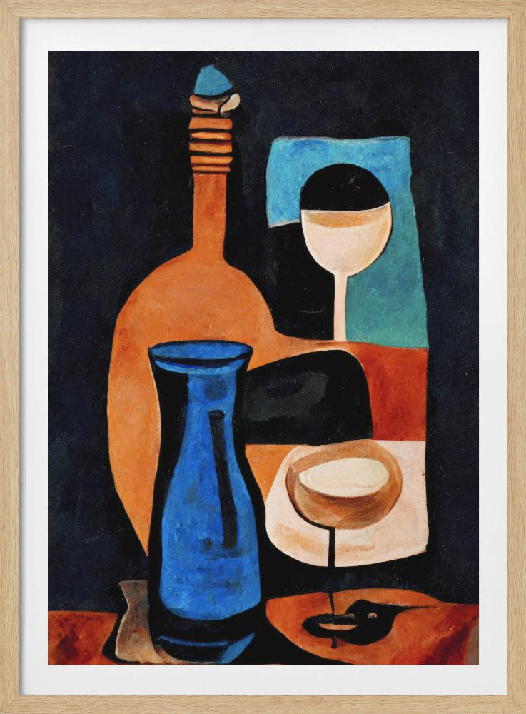 Stilleben med vin | Poster