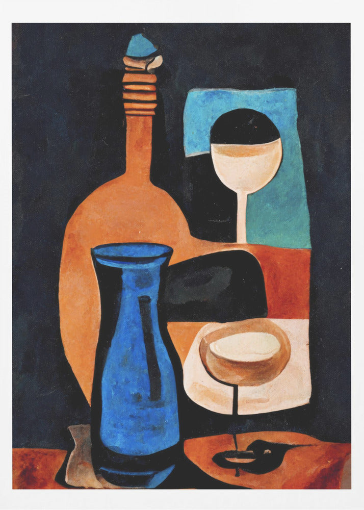 Stilleben med vin | Poster