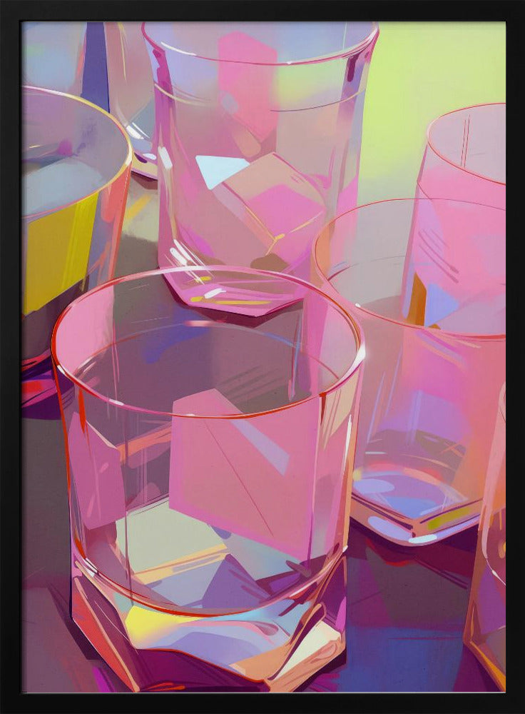 Rosa glasögon | Poster