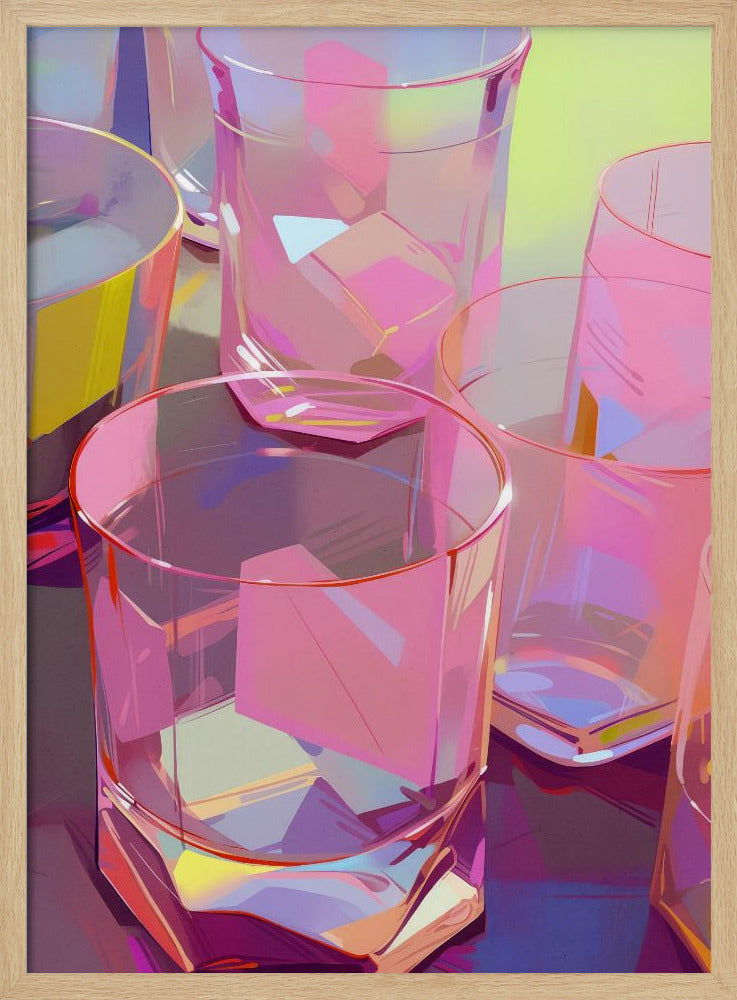 Rosa glasögon | Poster