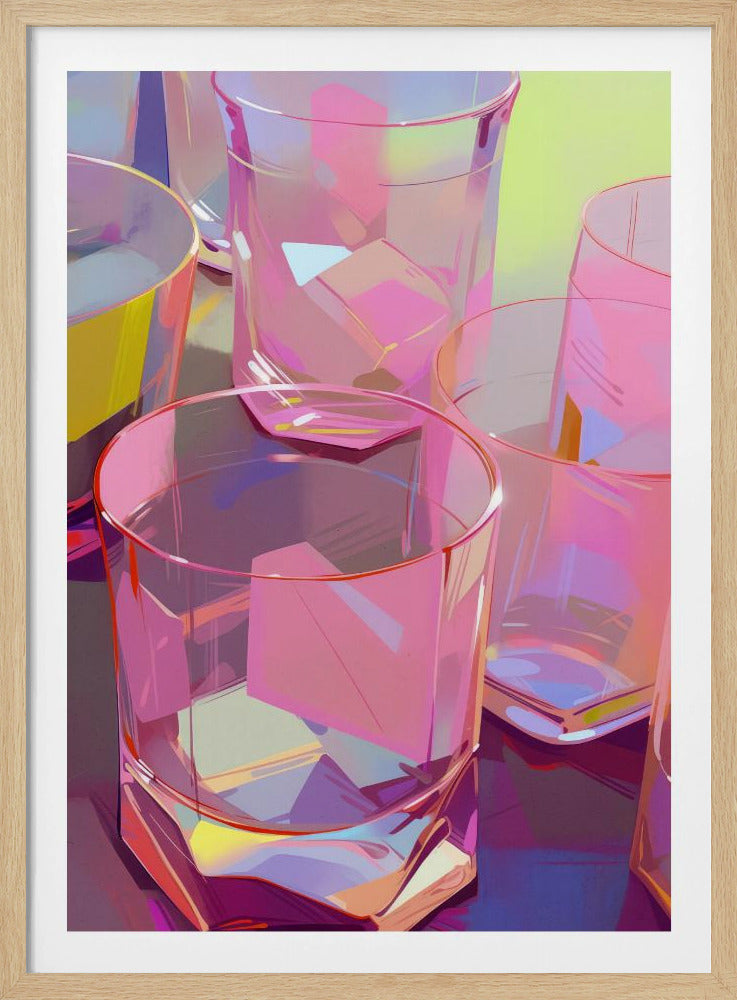 Rosa glasögon | Poster