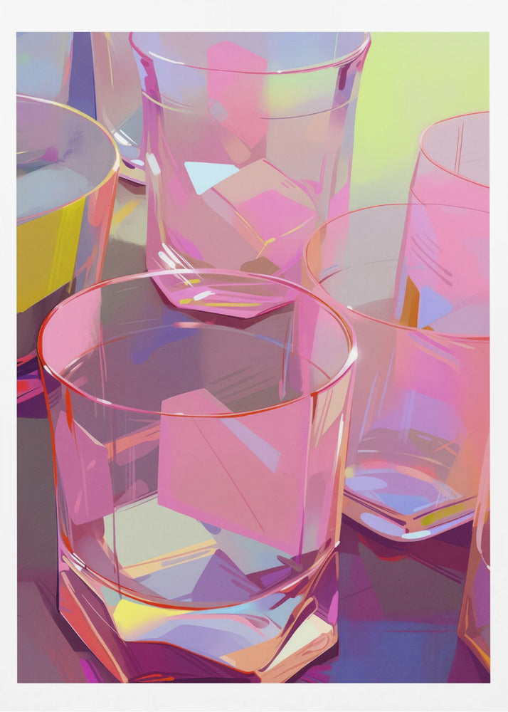 Rosa glasögon | Poster