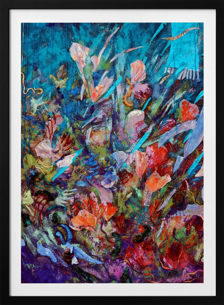 Utbrott av blommande ljus | Poster