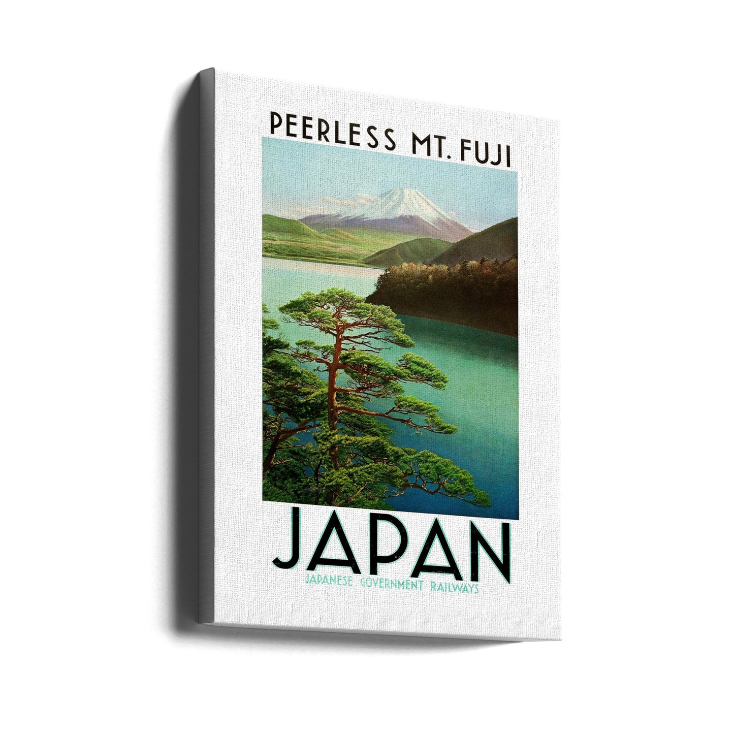 Reseaffisch från 1930-talet, japanska järnvägar | Canvas