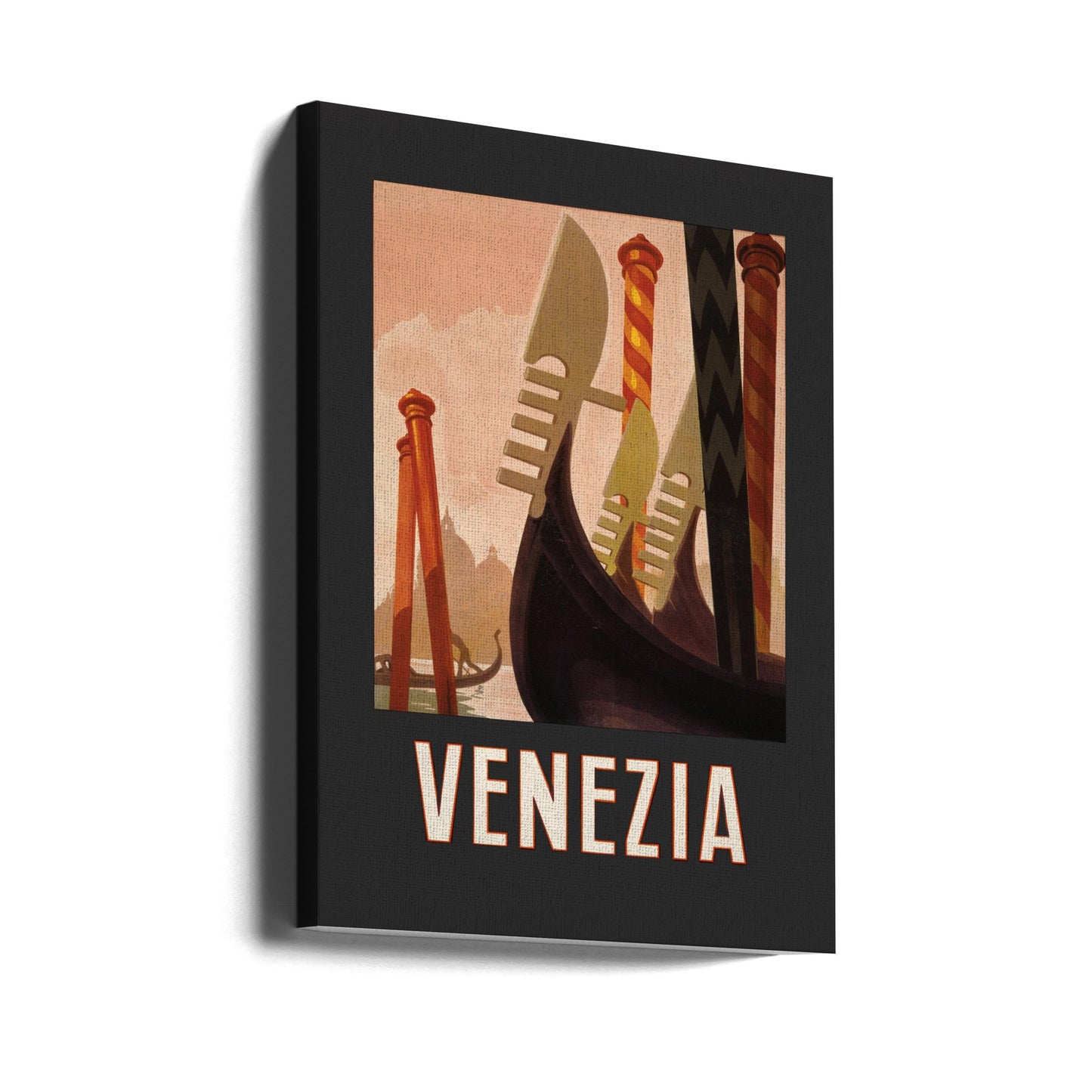 Venezia Poster Mörk | Canvas