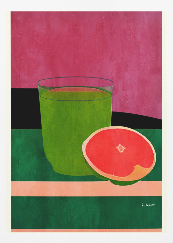 Rosa, liten grapefrukt | Poster