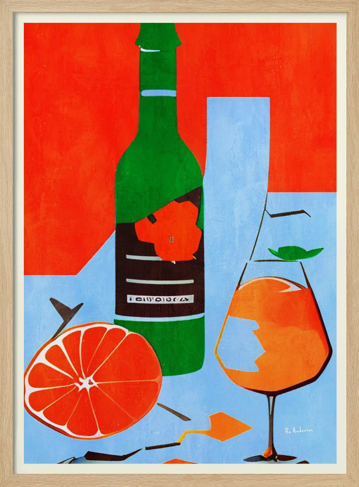 Solig picknick i parken | Poster