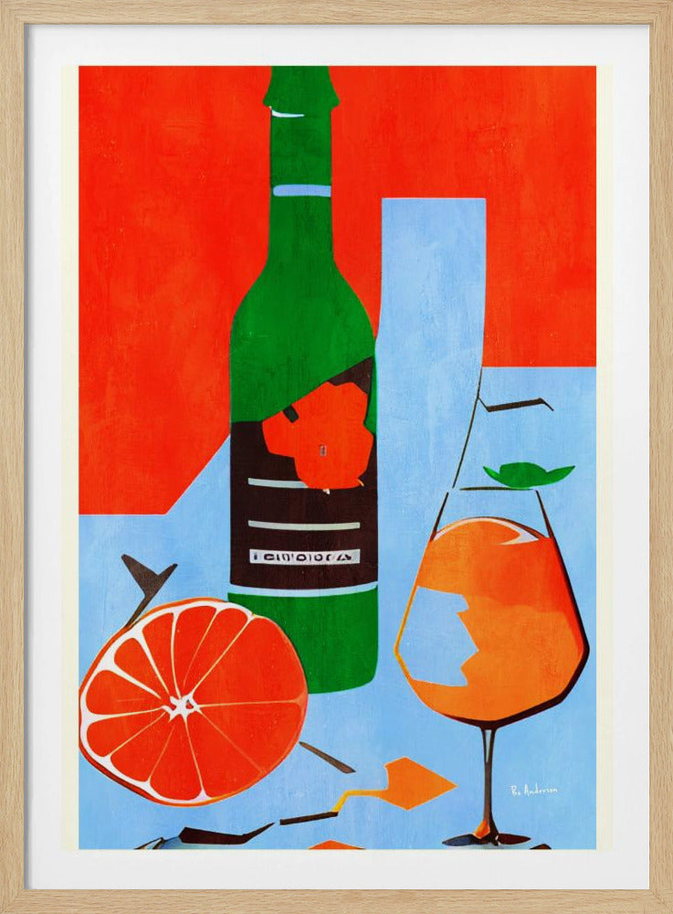 Solig picknick i parken | Poster