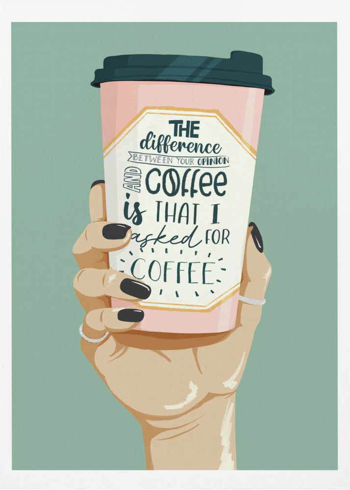 Bad om kaffe | Poster