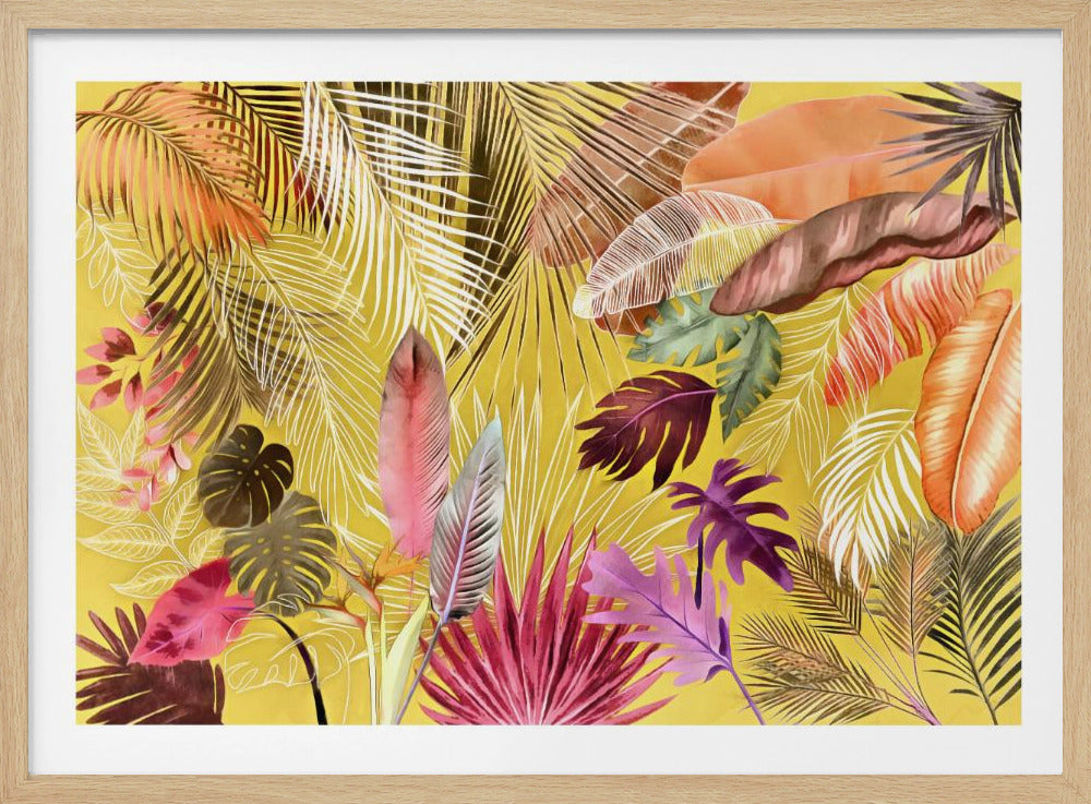 Tropiskt lövverk 07 | Poster