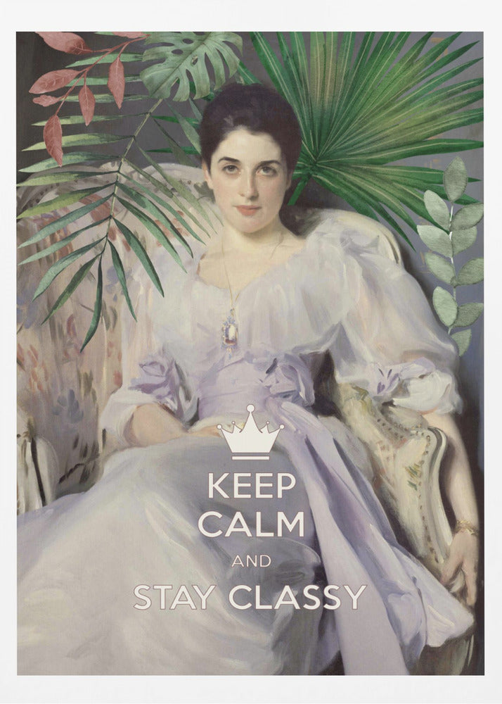 Behåll lugnet och håll dig elegant, Lady Agnew | Affisch