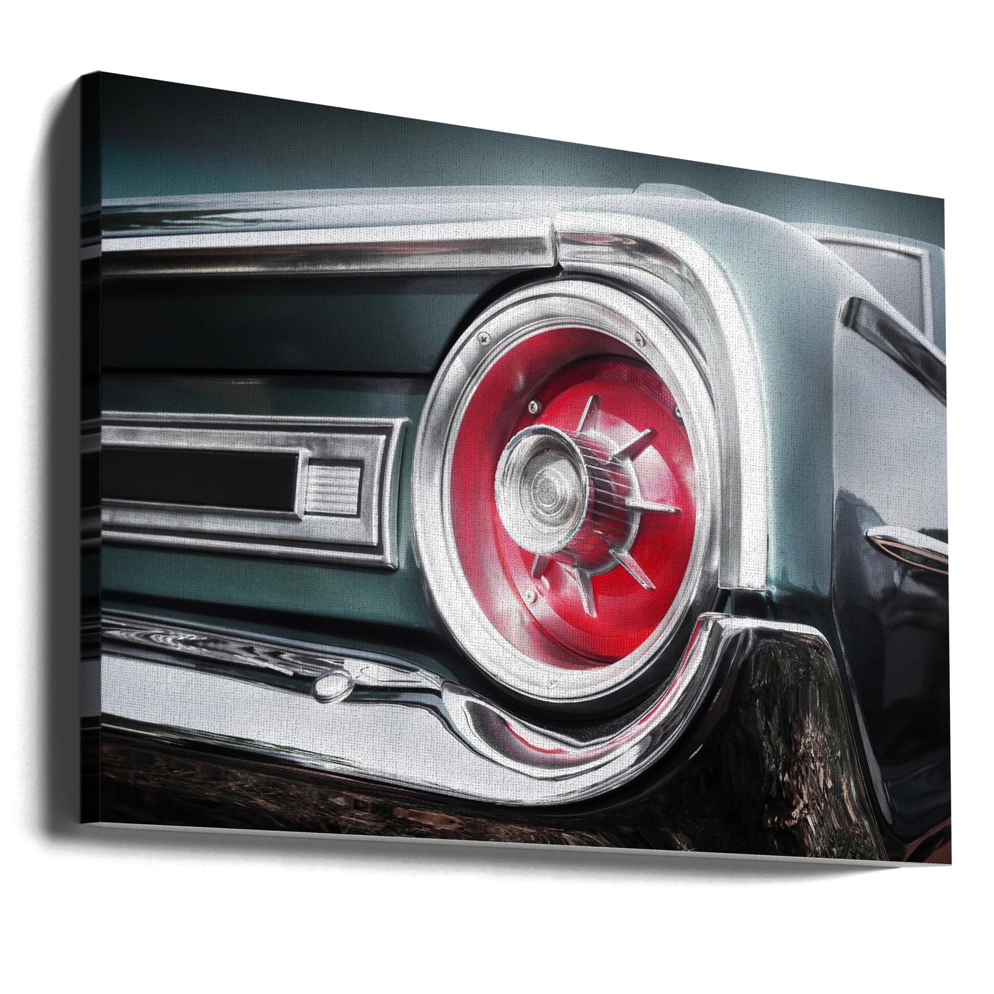Amerikanischer Oldtimer Galaxie 500 1964 Heck | Leinwand-Bilder