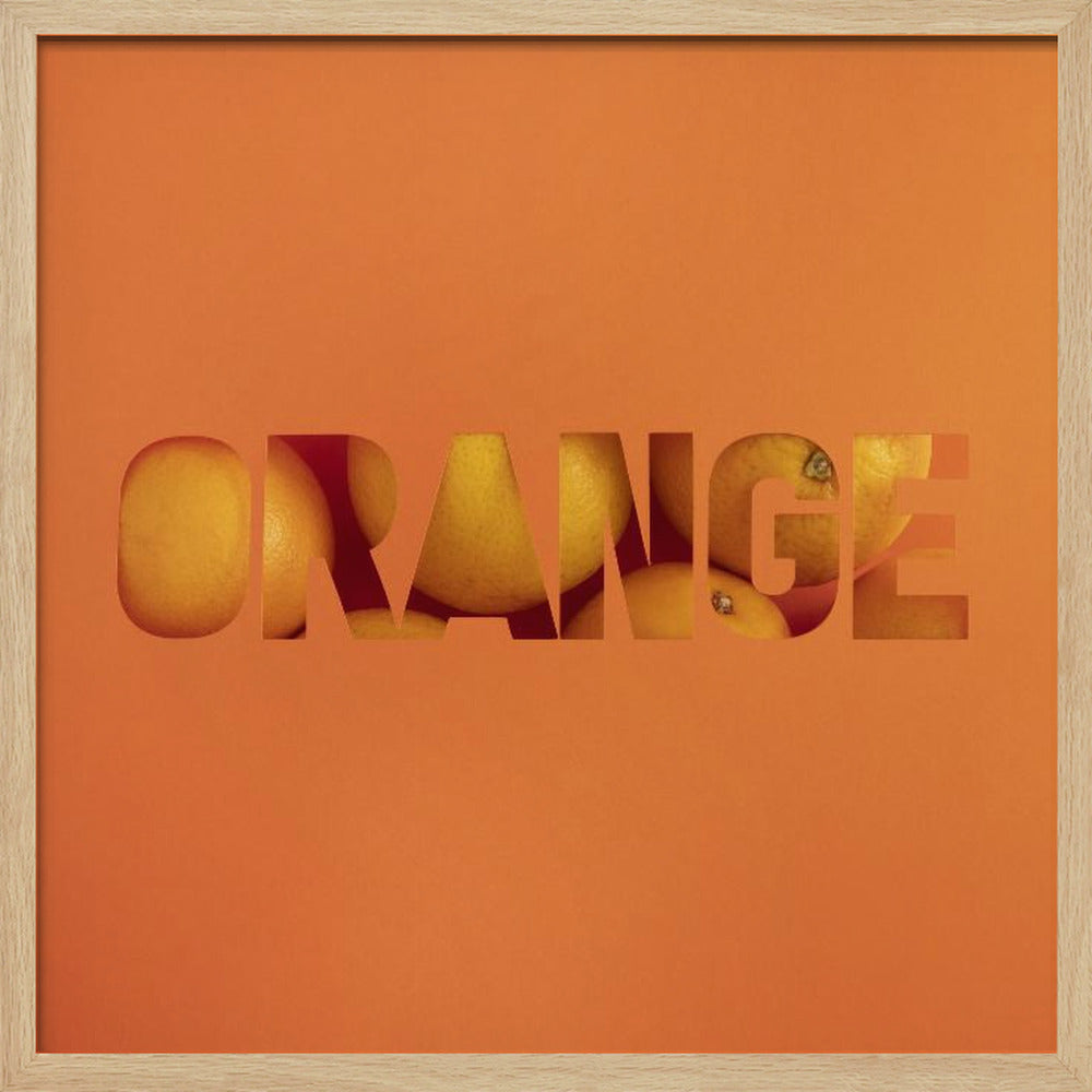 Orange | Poster - Kunstdruck