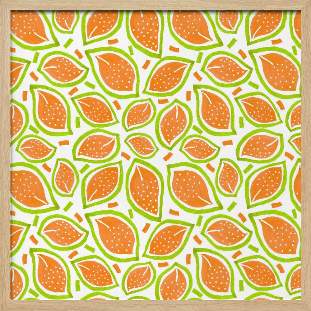 Melon Spridda Löv Prickig | Poster