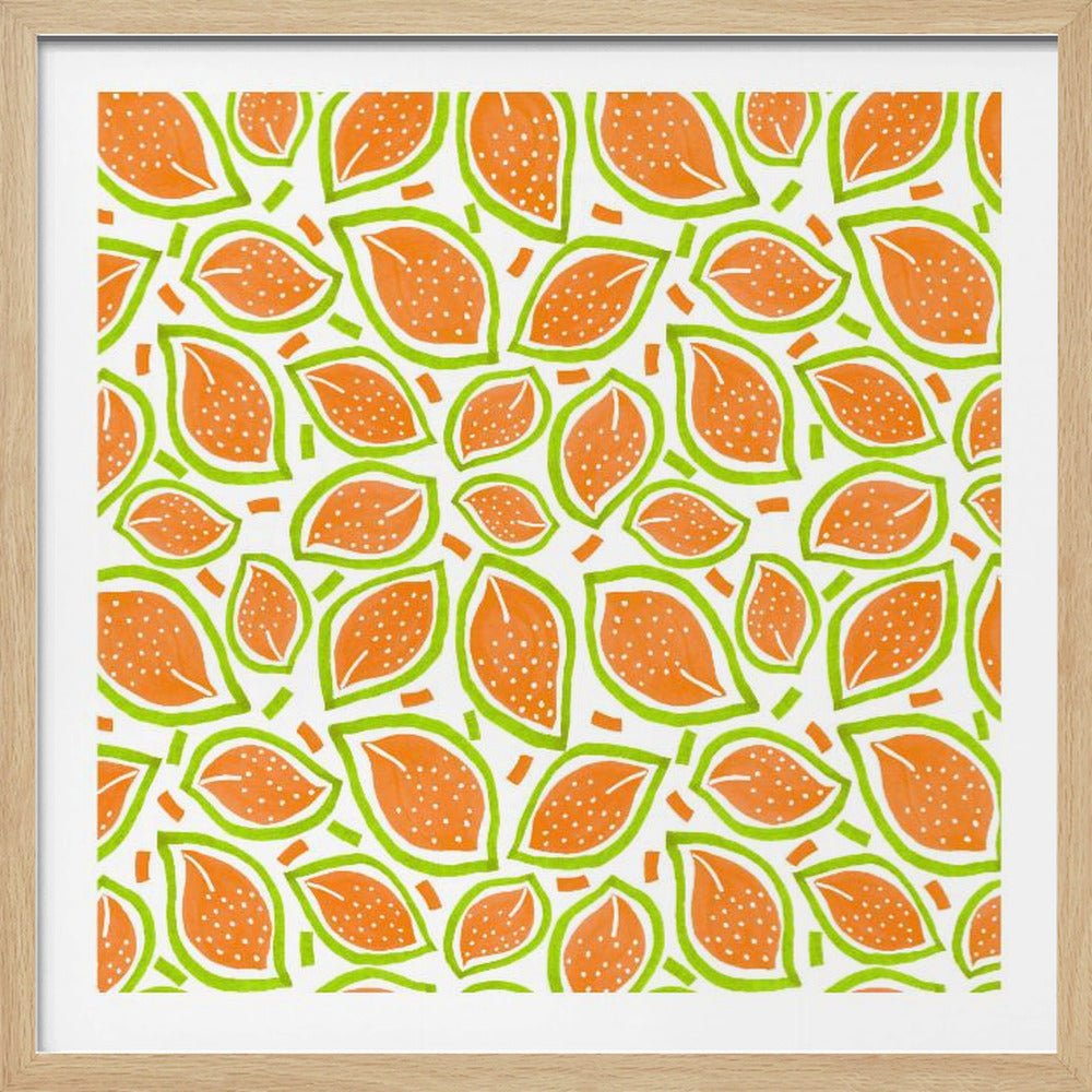 Melon Spridda Löv Prickig | Poster