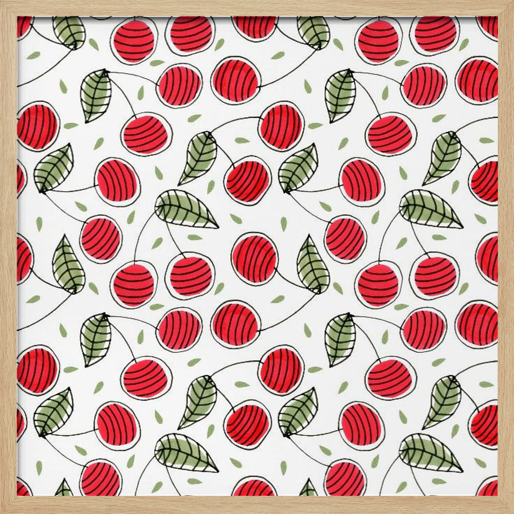 Röda körsbärsfrukter | Poster