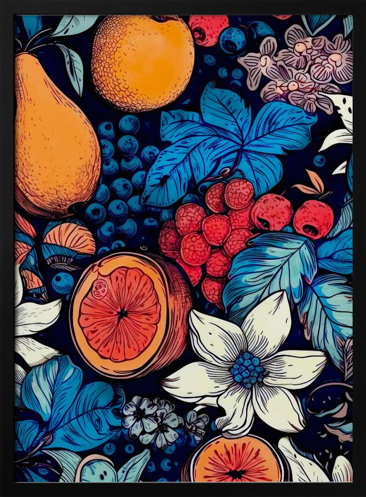 Blommor och frukter 6 | Poster