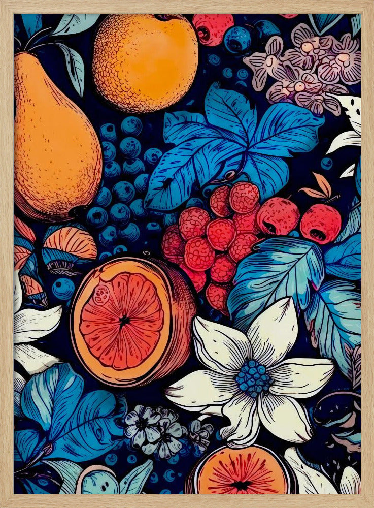Blommor och frukter 6 | Poster