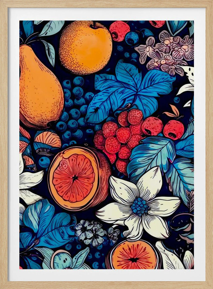Blommor och frukter 6 | Poster