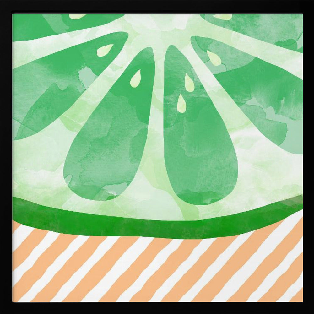 Lime Abstrakt | Plakater - Kunsttrykk