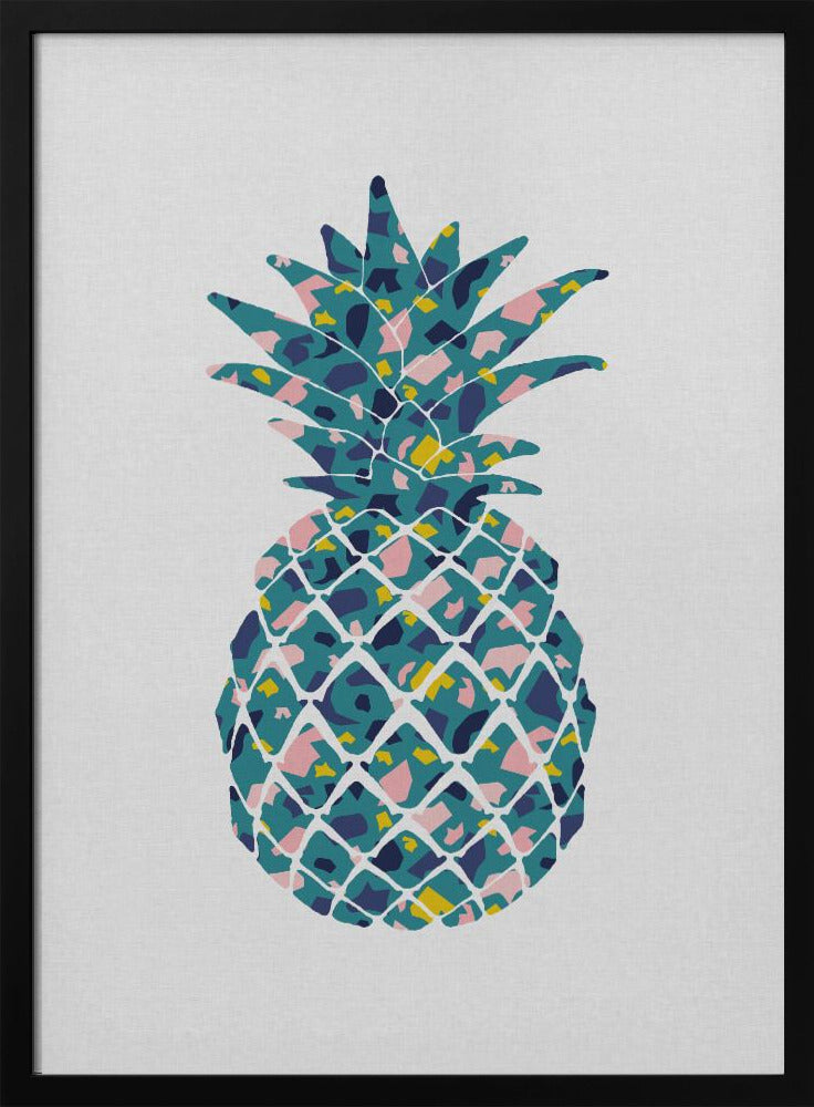 Teal Pineapple | Poster