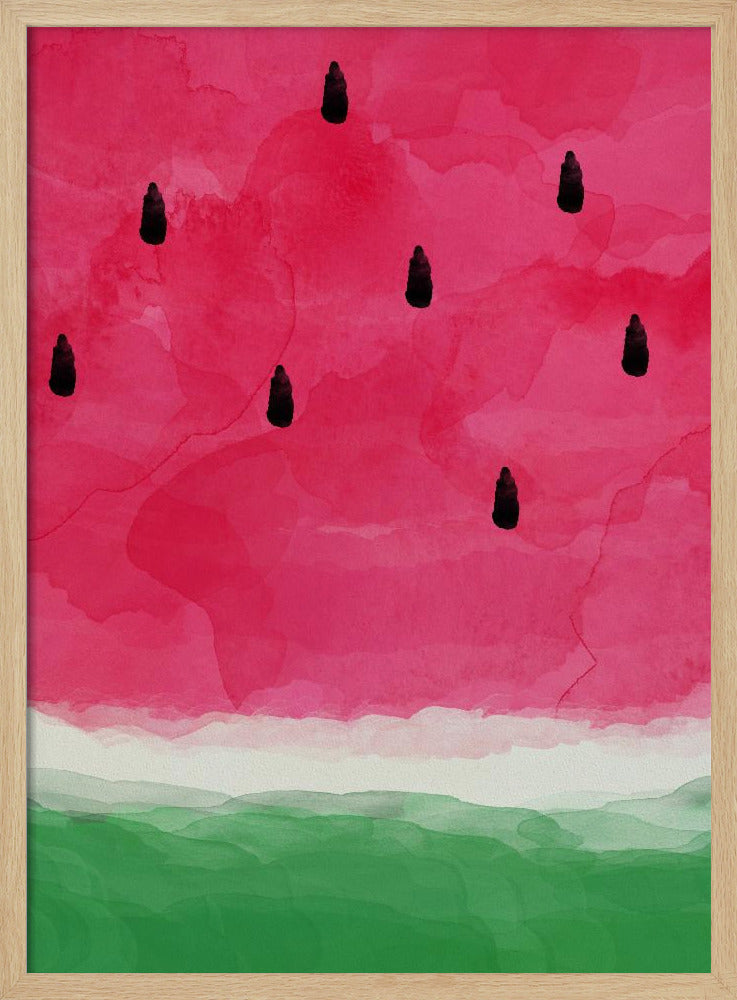 Watermelon Abstract A0 | Poster