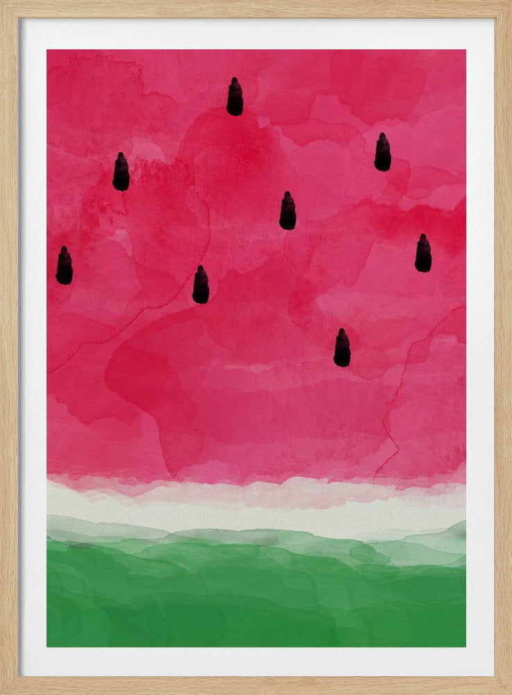 Watermelon Abstract A0 | Poster