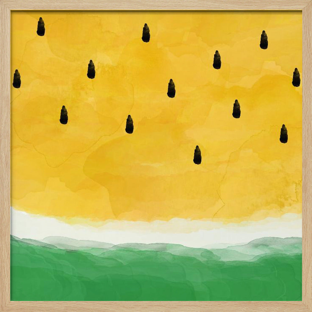 Gul vattenmelon | Poster