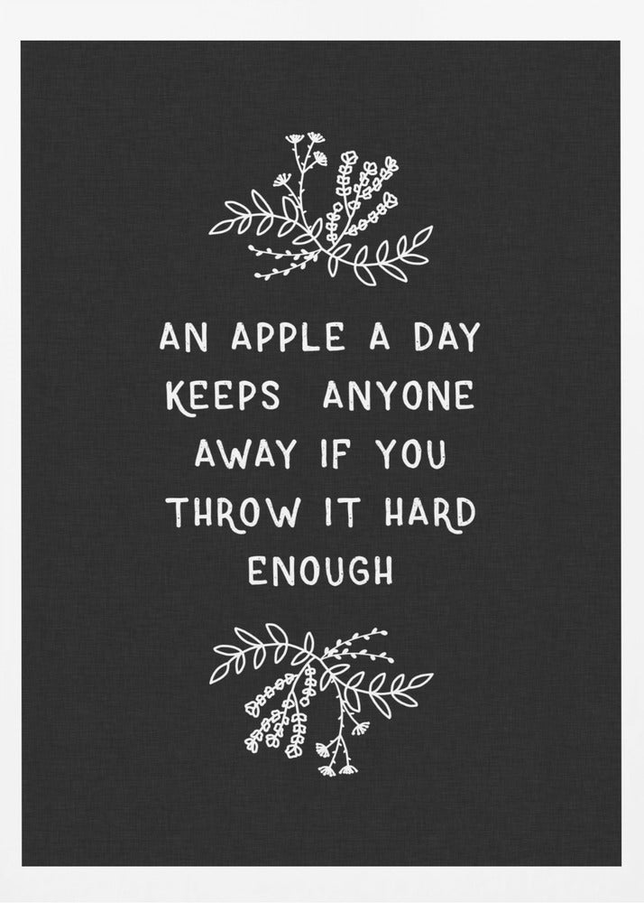 Ett äpple om dagen | Poster