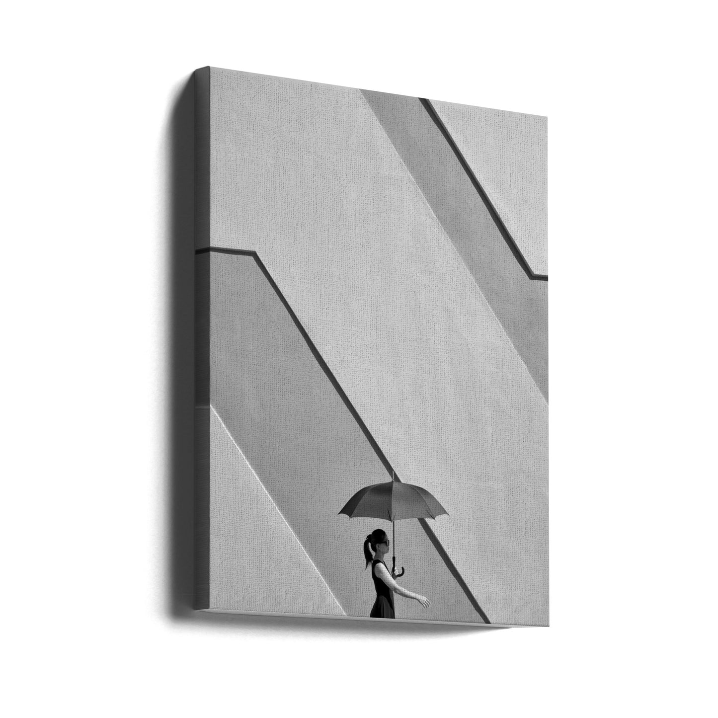 Kvinna med paraply | Canvas